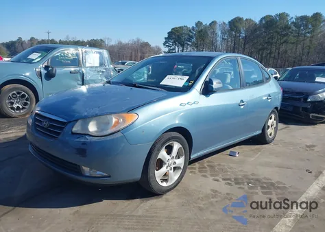 2007 Hyundai Elantra Gls/Limited/Se z USA, uszkodzony, nr VIN KMHDU46D57U069532